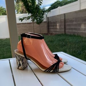 Gibson Latimer Cordelia Sandals black suede size 9M